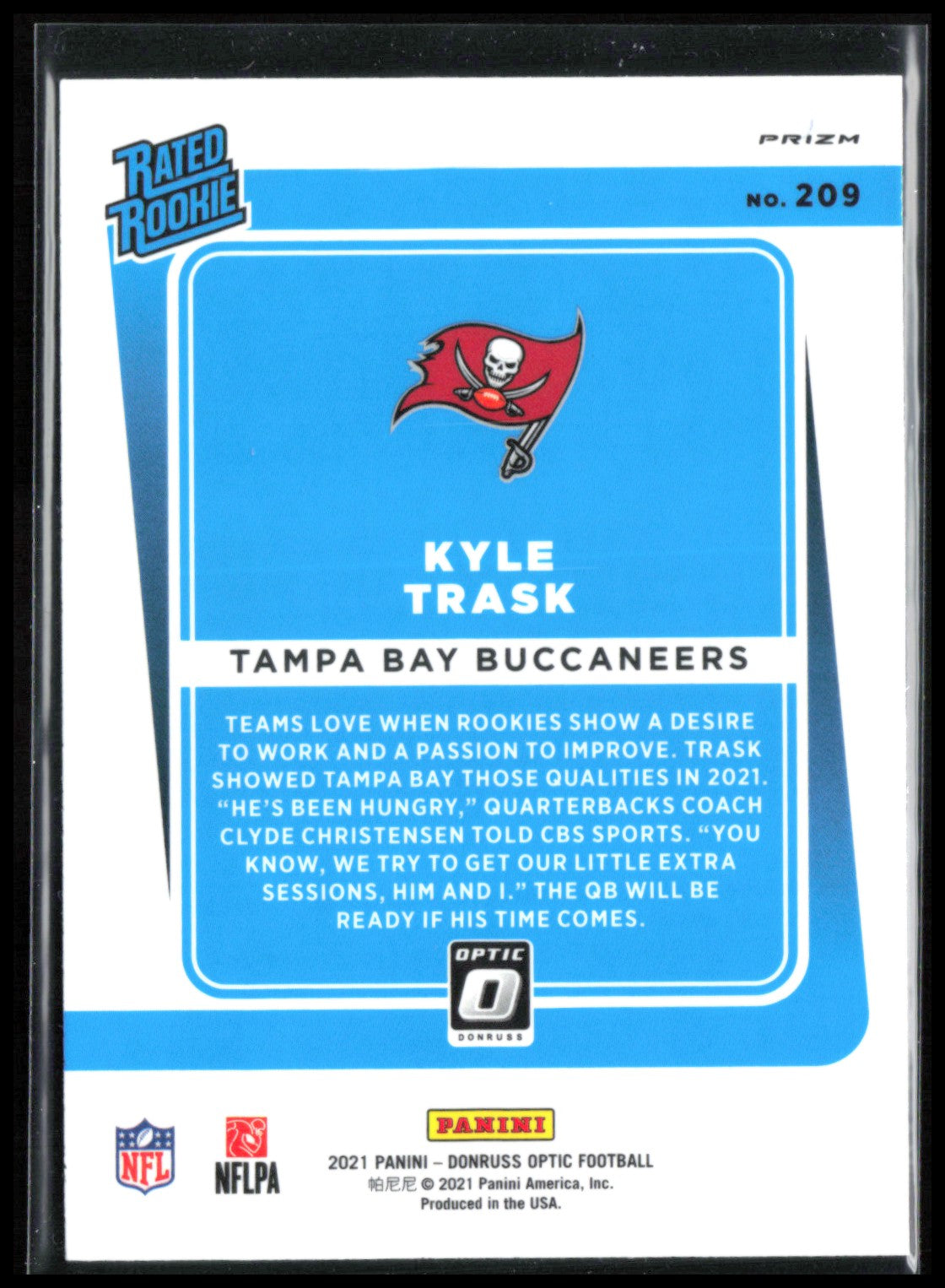 Kyle Trask RC Blue Scope