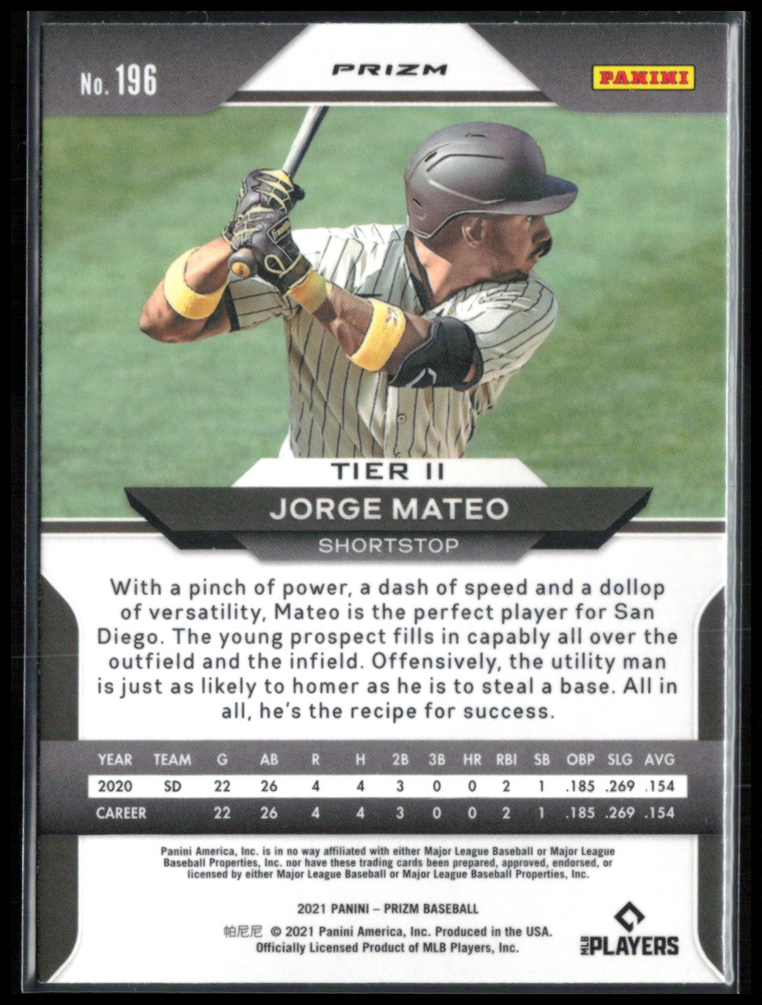 Jorge Mateo RC Blue Velocity