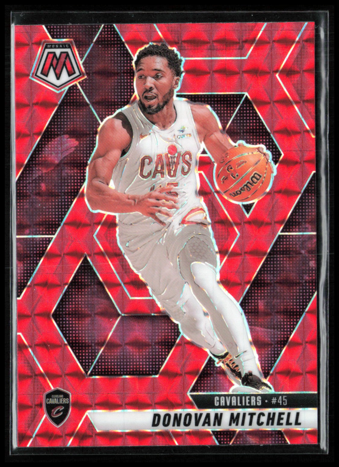 Donovan Mitchell Red Mosaic