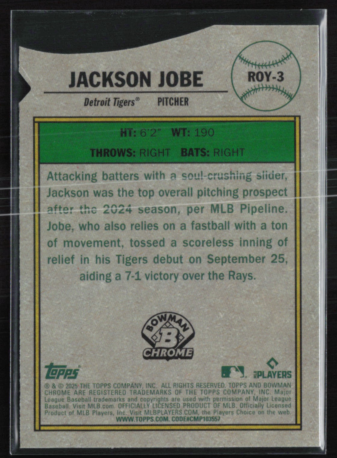 Jackson Jobe RC Mojo Die-Cut