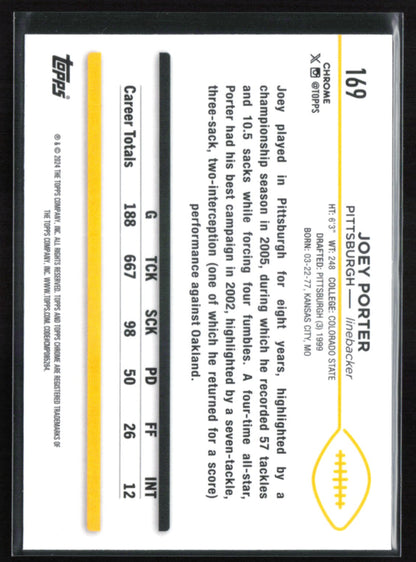 Joey Porter Sepia Refractor