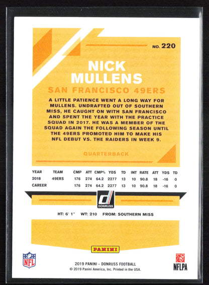 Nick Mullens /100 Press Proof