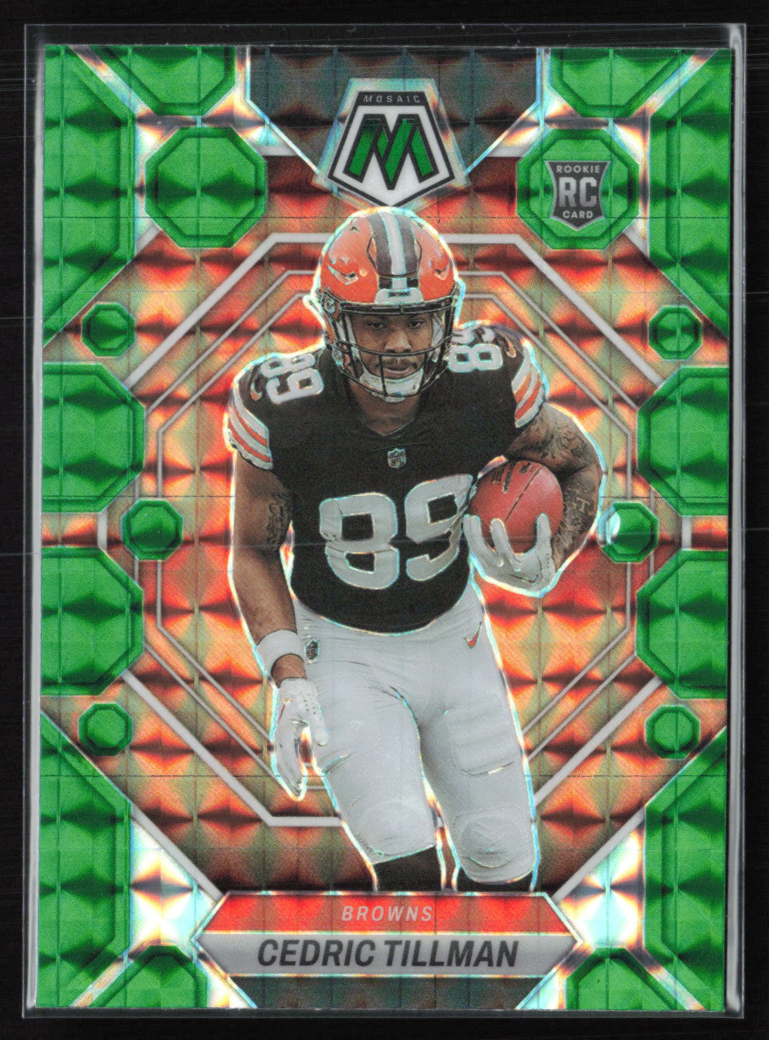 Cedric Tillman RC Green Mosaic