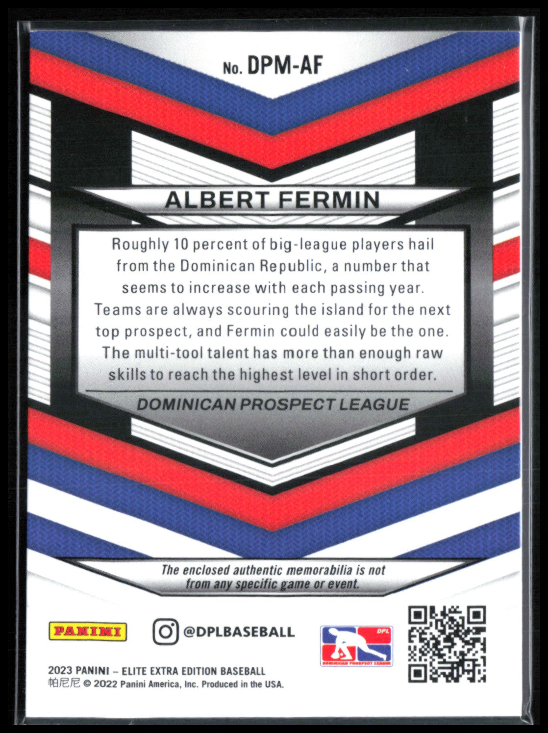 Albert Pujols Relic DPL