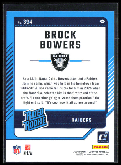 Brock Bowers RC Blue Press Proof