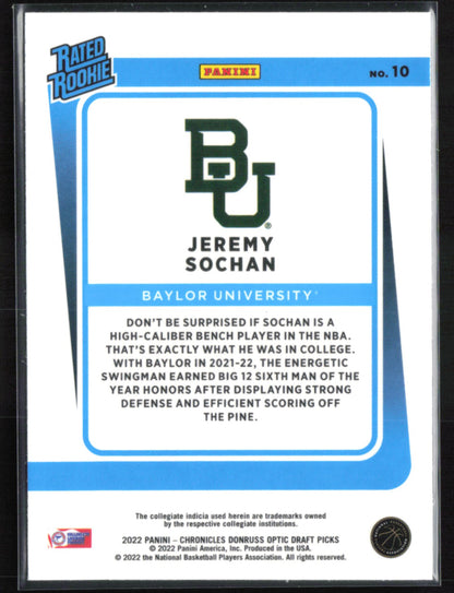 Jeremy Sochan RC