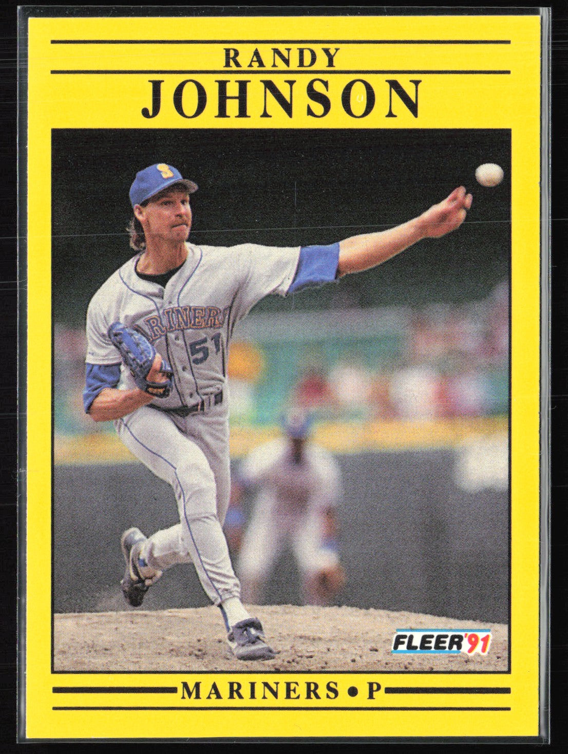 Randy Johnson 1991 Fleer