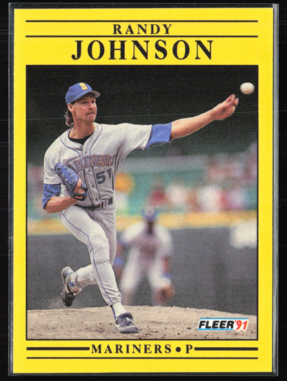 Randy Johnson 1991 Fleer