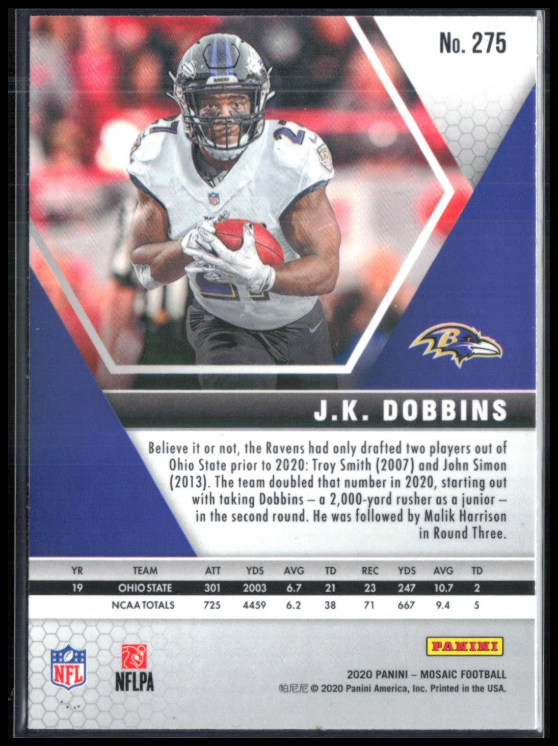 J.K. Dobbins RC Debut