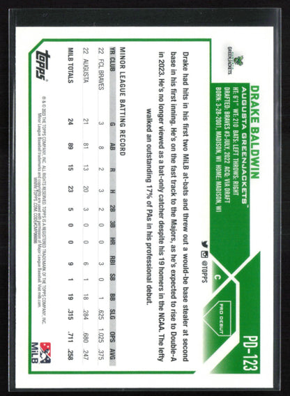 Drake Baldwin Pro Debut