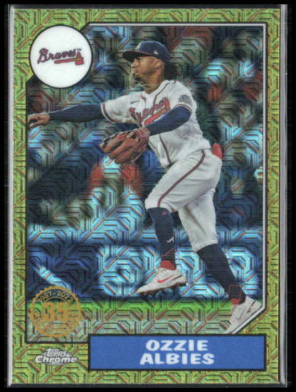 Ozzie Albies Silver Pack Mojo