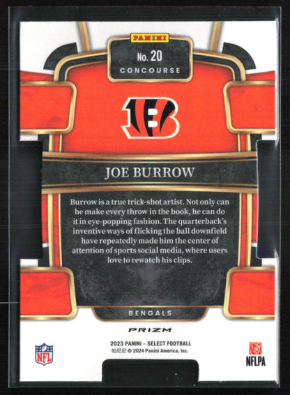 Joe Burrow Silver DIe-Cut