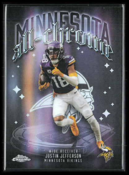 Justin Jefferson All-Chrome Refractor