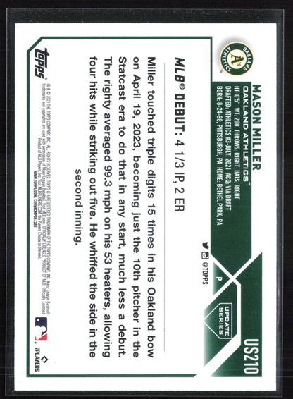 Mason Miller RC Debut