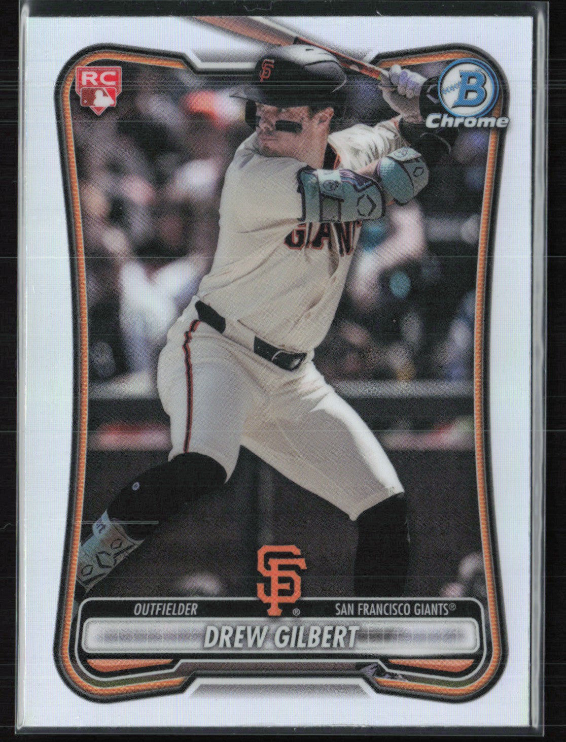 Drew Gilbert RC Red Rookie Logo