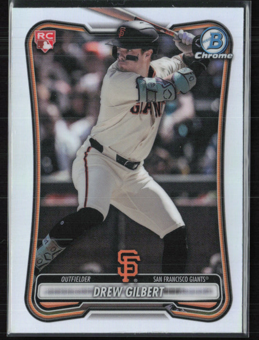 Drew Gilbert RC Red Rookie Logo