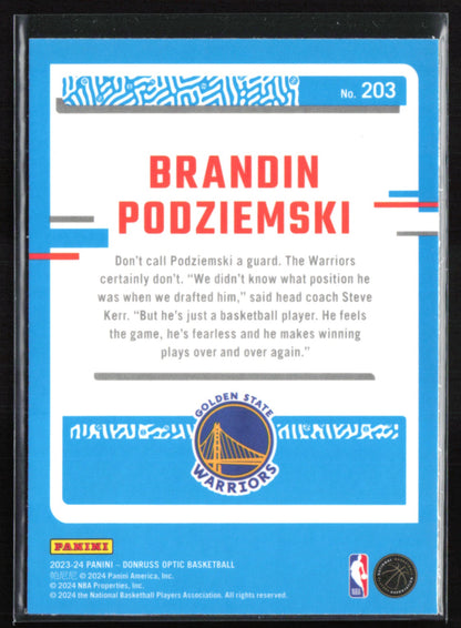 Brandin Podziemski RC