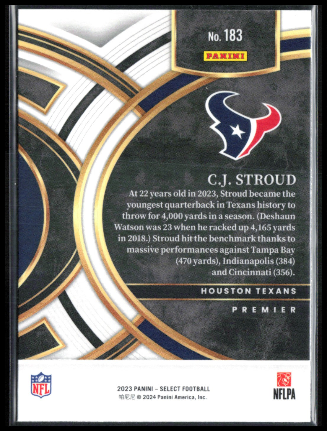 C.J. Stroud RC Premier Level
