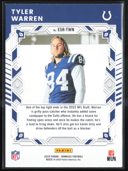 Tyler Warren RC Elite Series Rookies