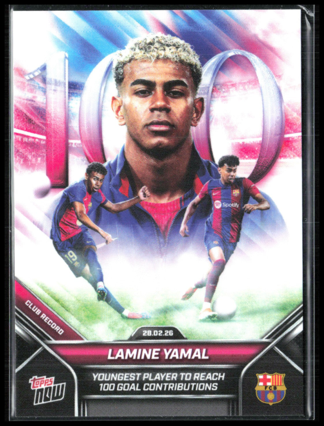 Lamine Yamal Topps Now Youngest Player to Reach 100 Goal Contributions