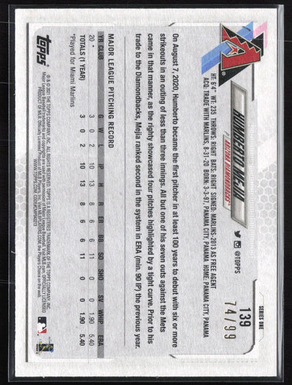 Humberto Mejia RC /99 Topps Vintage Stock
