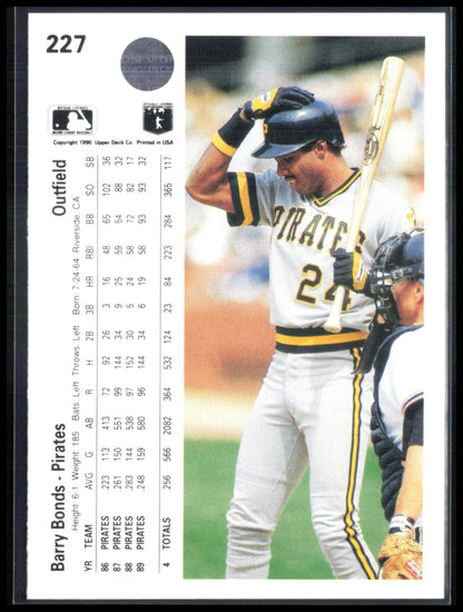 Barry Bonds 1990 UD