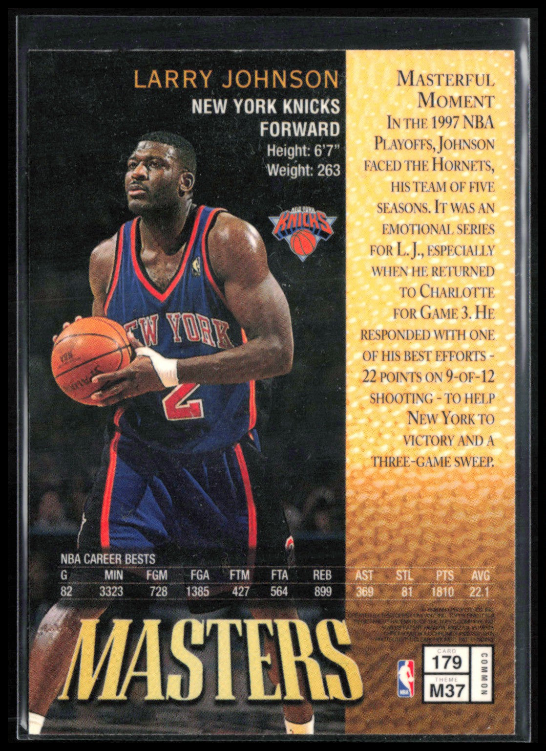 Larry Johnson w/Peel