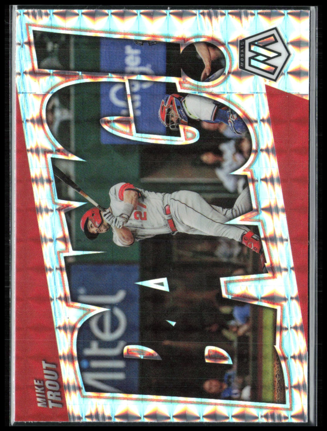 Mike Trout Mosaic Prizm