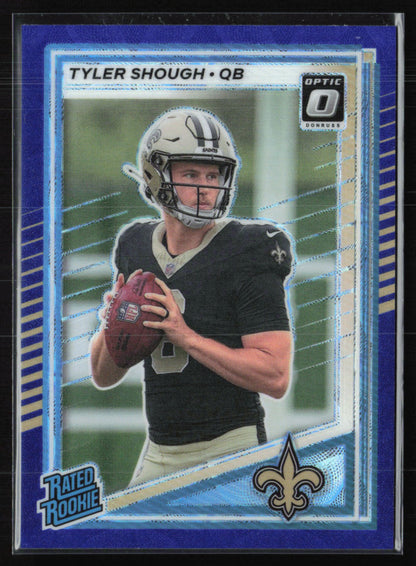 Tyler Shough RC Blue Scope Optic Rated Rookie