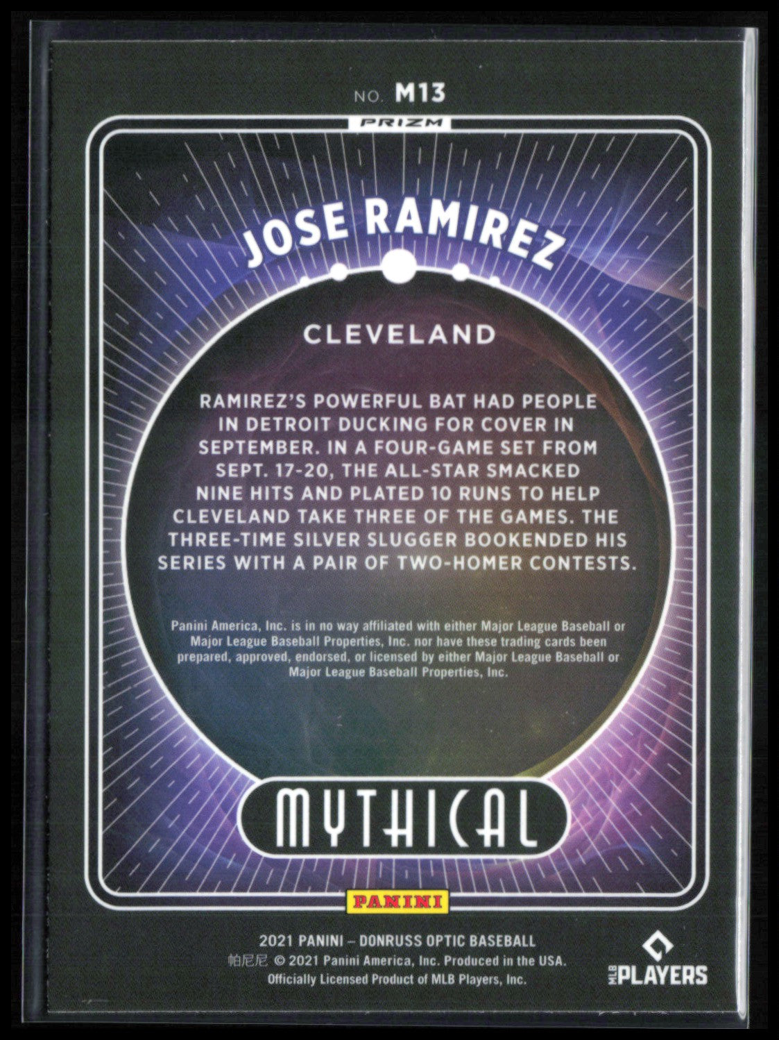 Jose Ramirez Mythical Holo