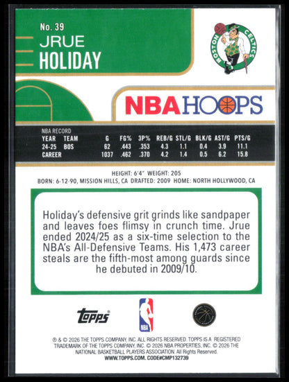 Jrue Holiday Orange Holo