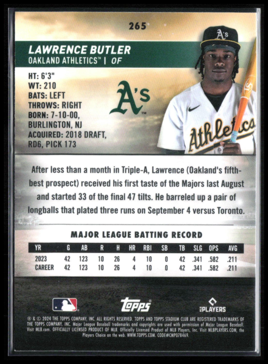 Lawrence Butler RC