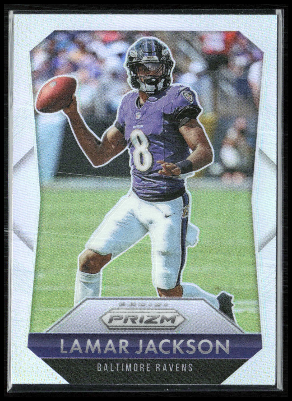 Lamar Jackson Silver 2025 Prizm