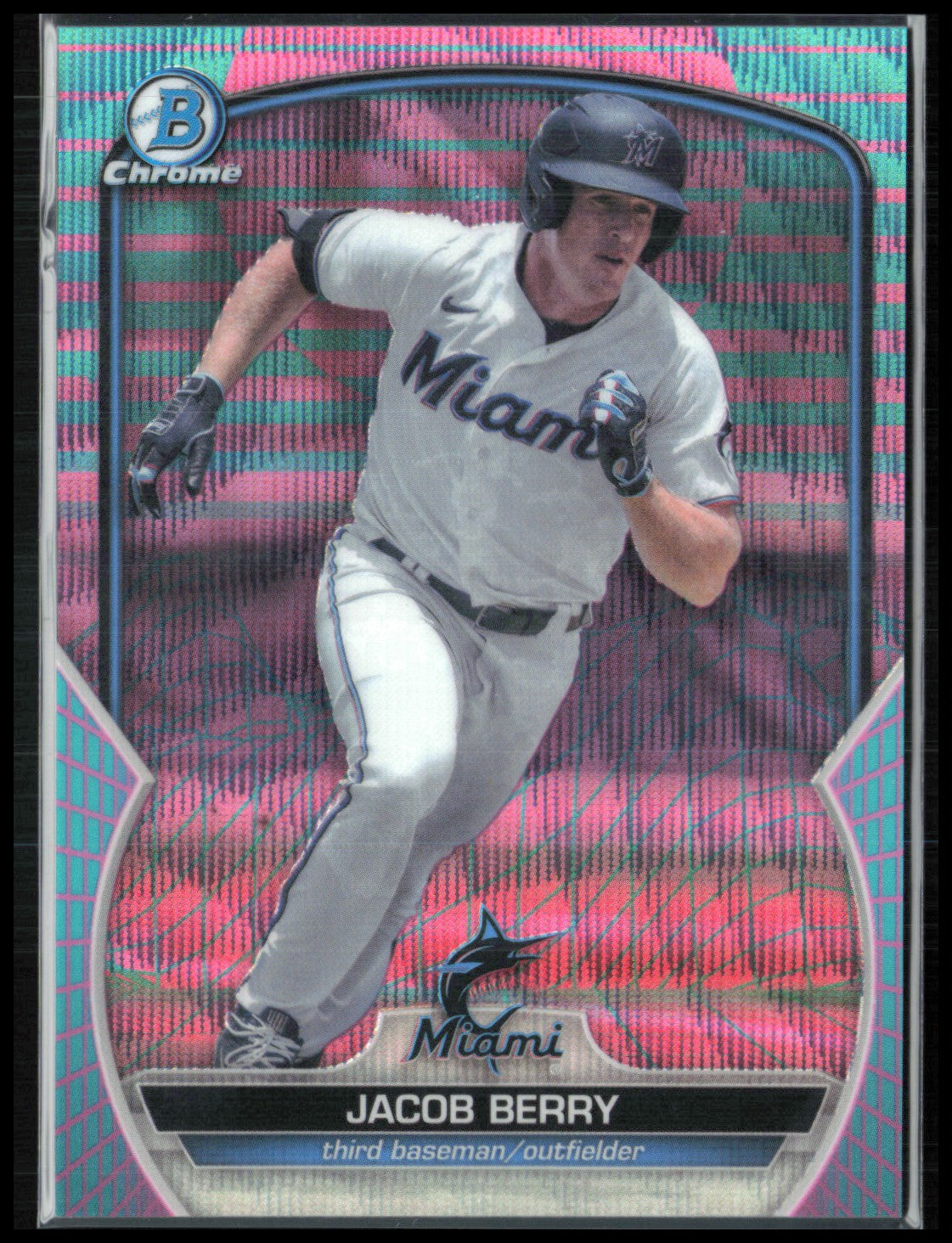 Jacob Berry Pink Aqua Wave /125