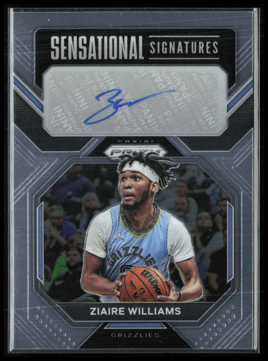 Ziaire Williams Auto Sensational Signatures 2022-23 Prizm