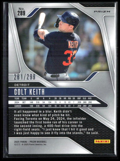 Colt Keith Red Prizm /299