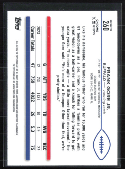 Frank Gore Jr. RC Refractor