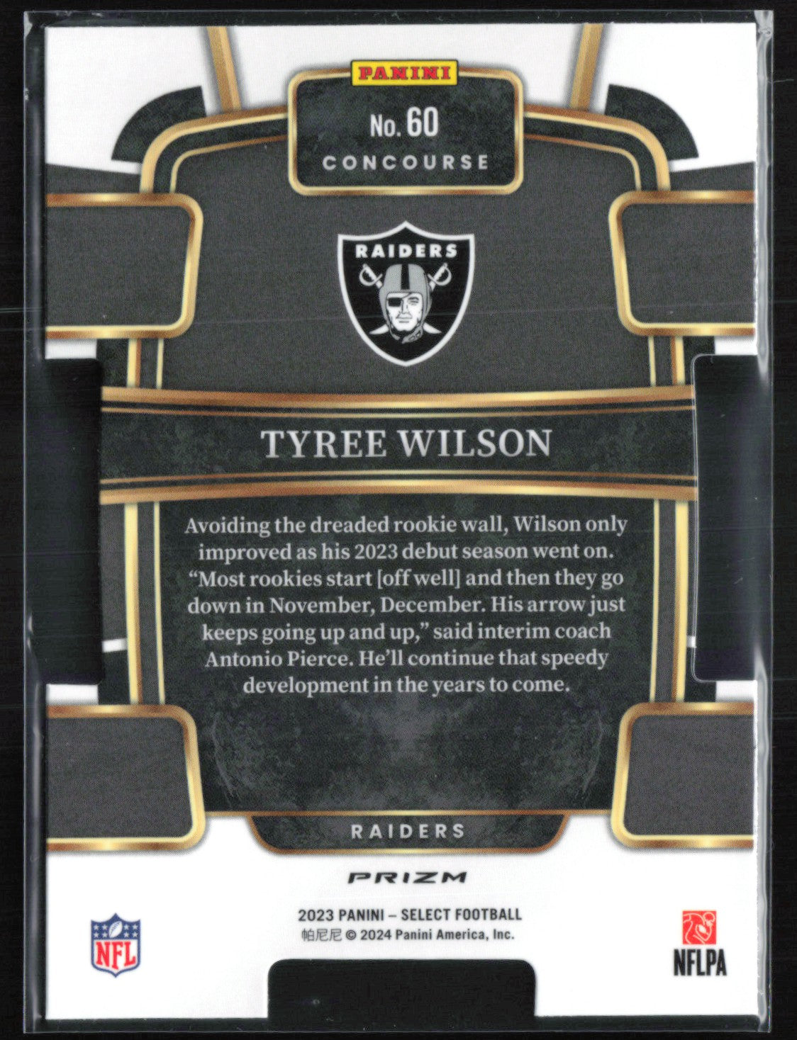 Tyree Wilson RC Silver Die-Cut