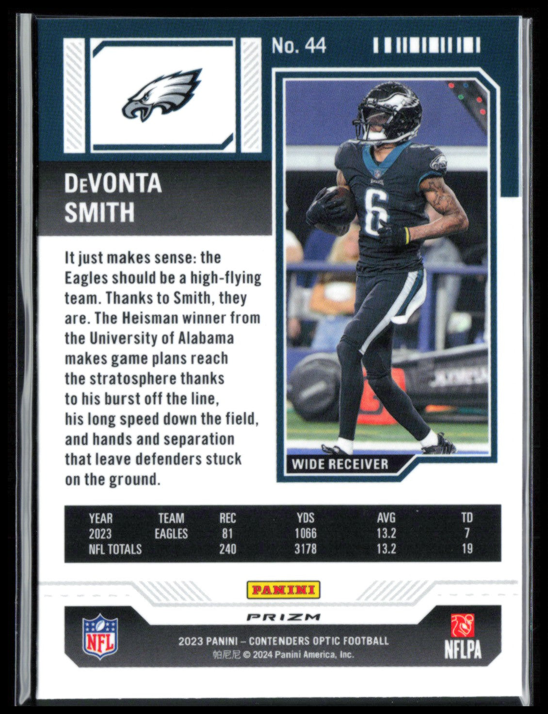 2024 Panini 39 DeVonta Smith Holo – Dollar Box
