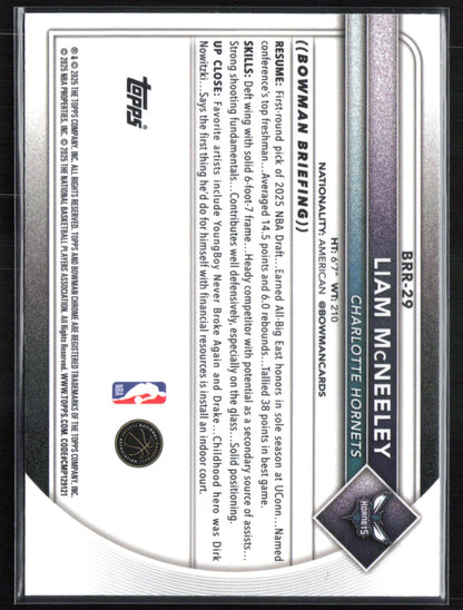 Liam McNeeley RC Red Rookie Logo