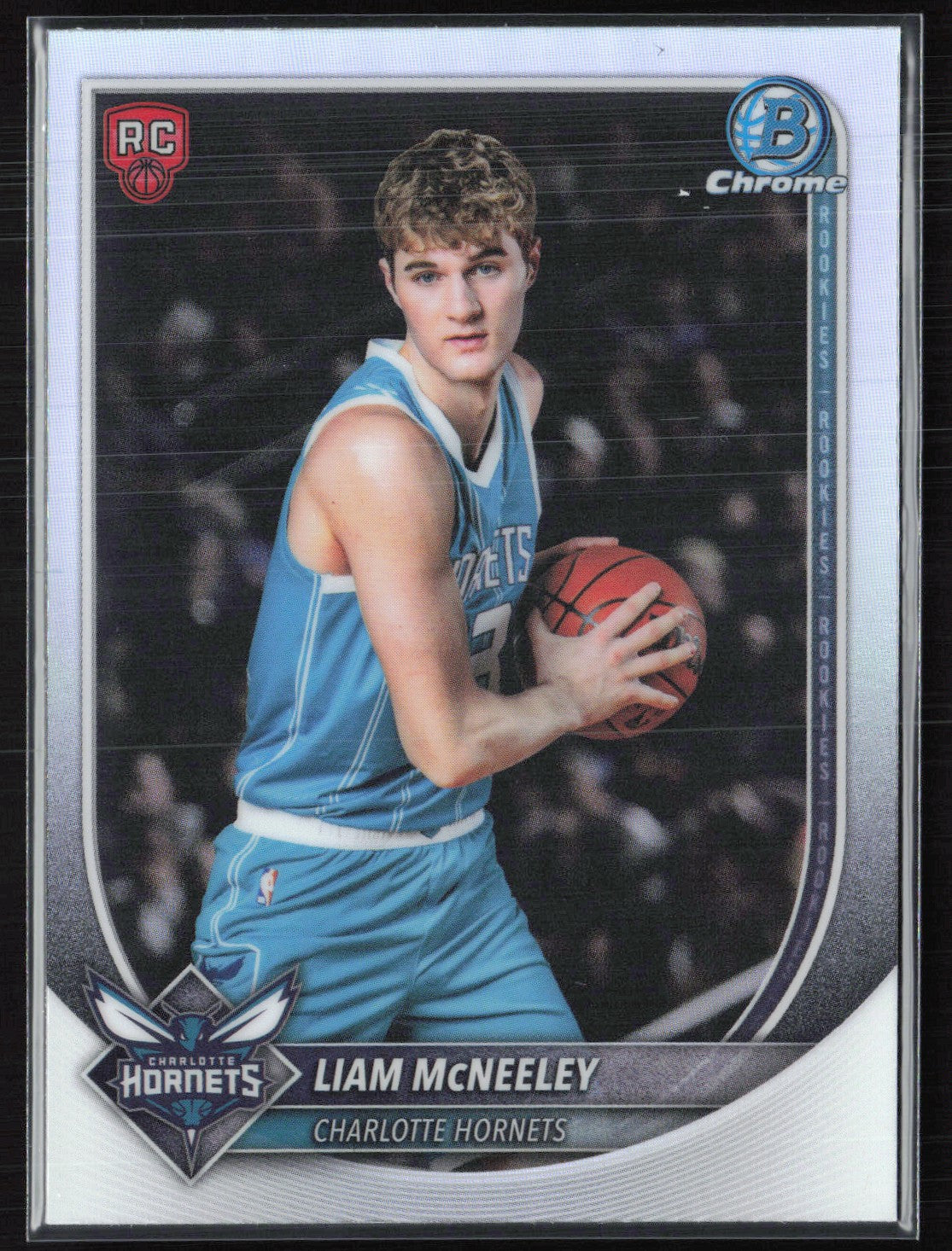 Liam McNeeley RC Red Rookie Logo