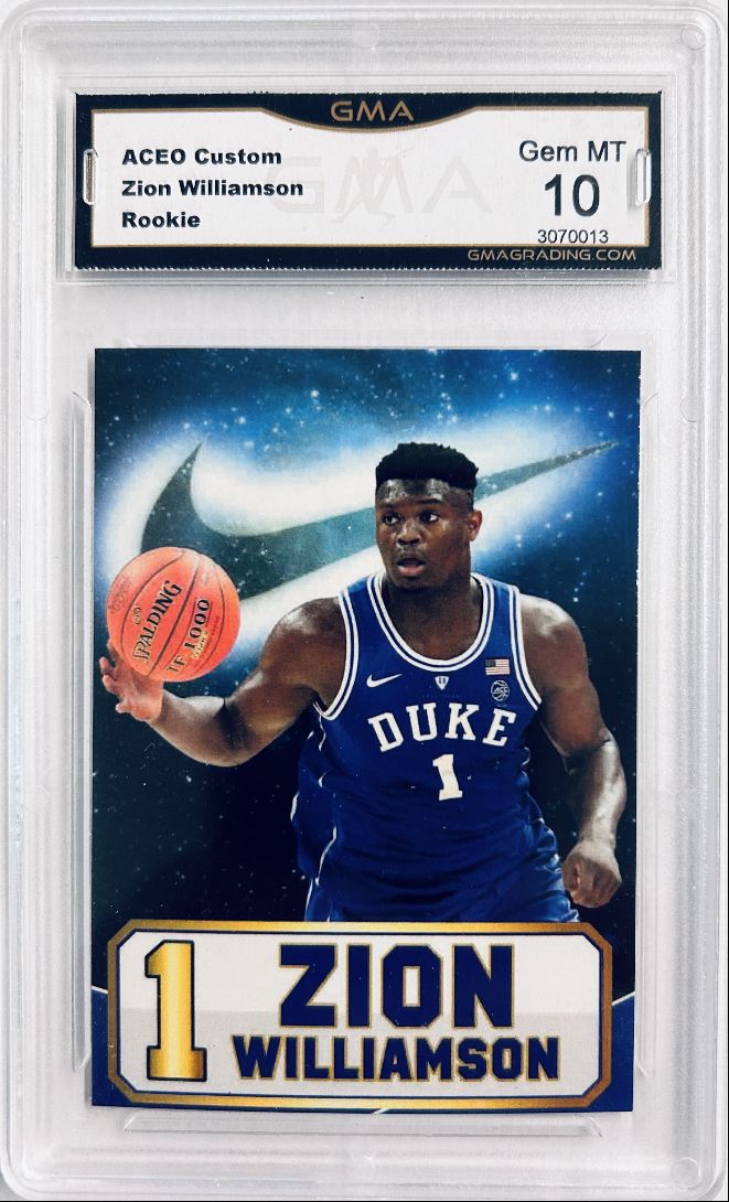 ZIon Williamson ACEO Custom GMA 10