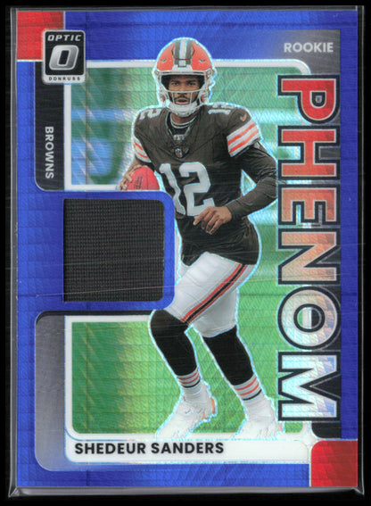 Shedeur Sanders RC Blue Hyper Mem