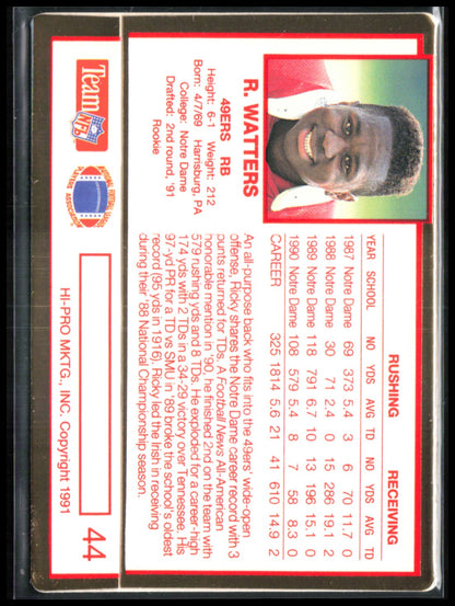 Ricky Watters Action Packed