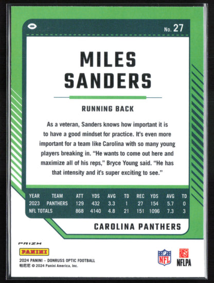 Miles Sanders Stars Holo