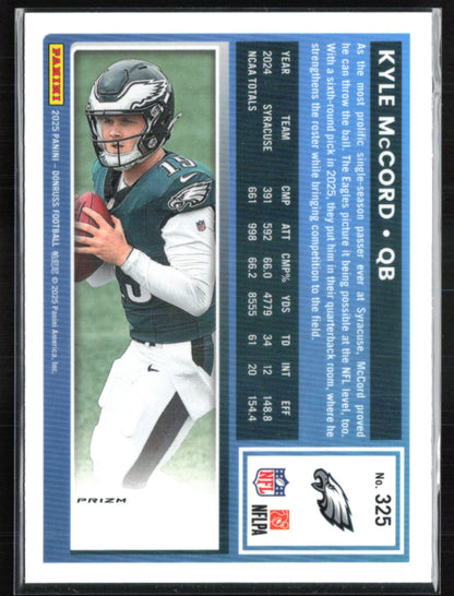 Kyle McCord RC Pink Holo