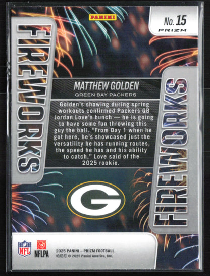 Matthew Golden RC Green Prizm