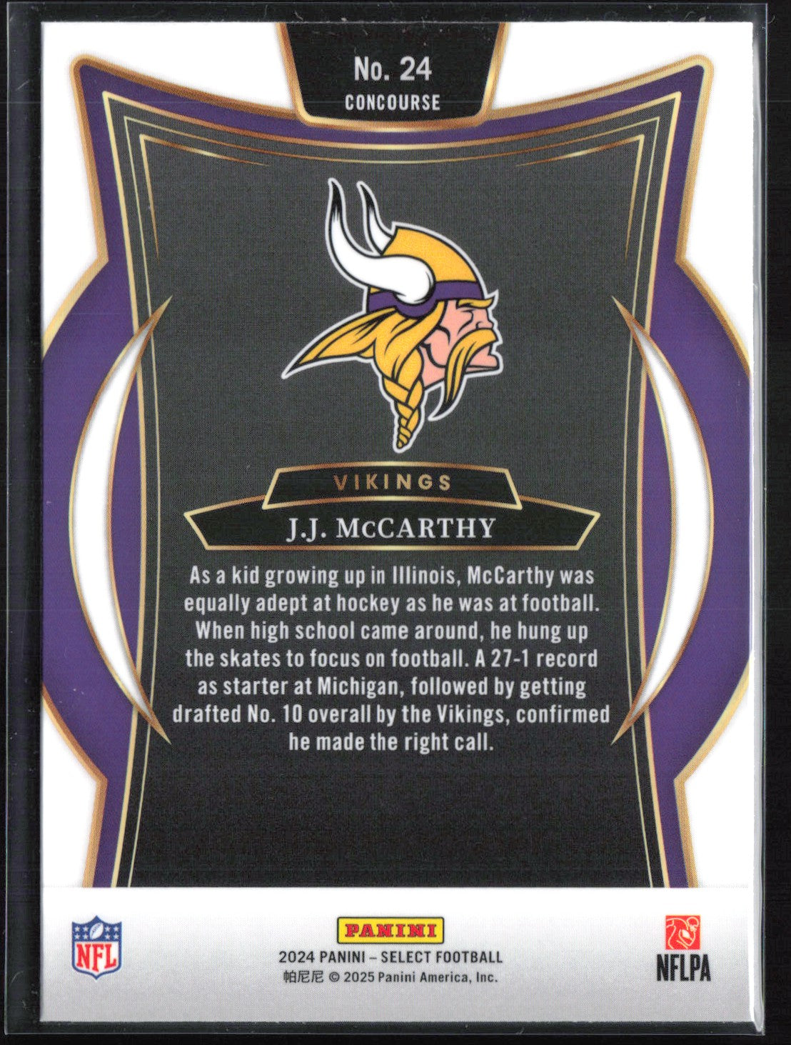 J.J. McCarthy RC
