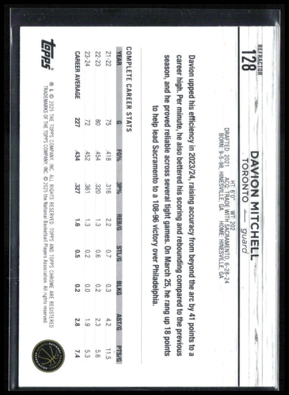 Davion Mitchell Refractor