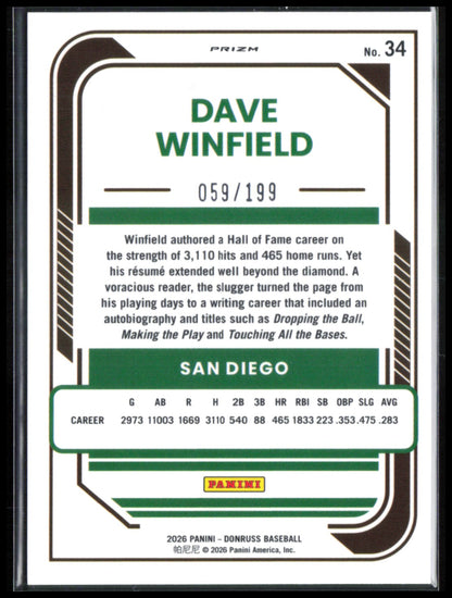 Dave Winfield Orange /199